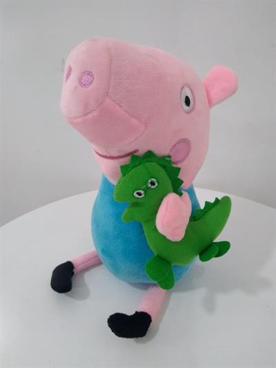 Papai Pig Pelúcia Desenho Peppa Pig, Tam 30cm - Envio Rápido