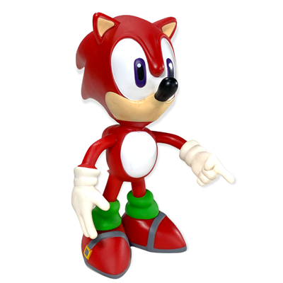 Knuckles Boneco Vermelho De Pelúcia Da Turma Do Sonic 37 Cm