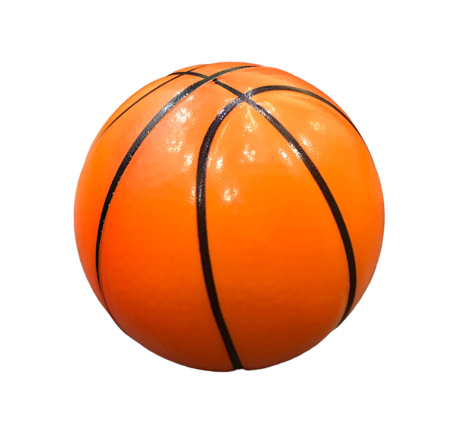 Desenho de quadra de basquete, bola de basquete, laranja, sofá